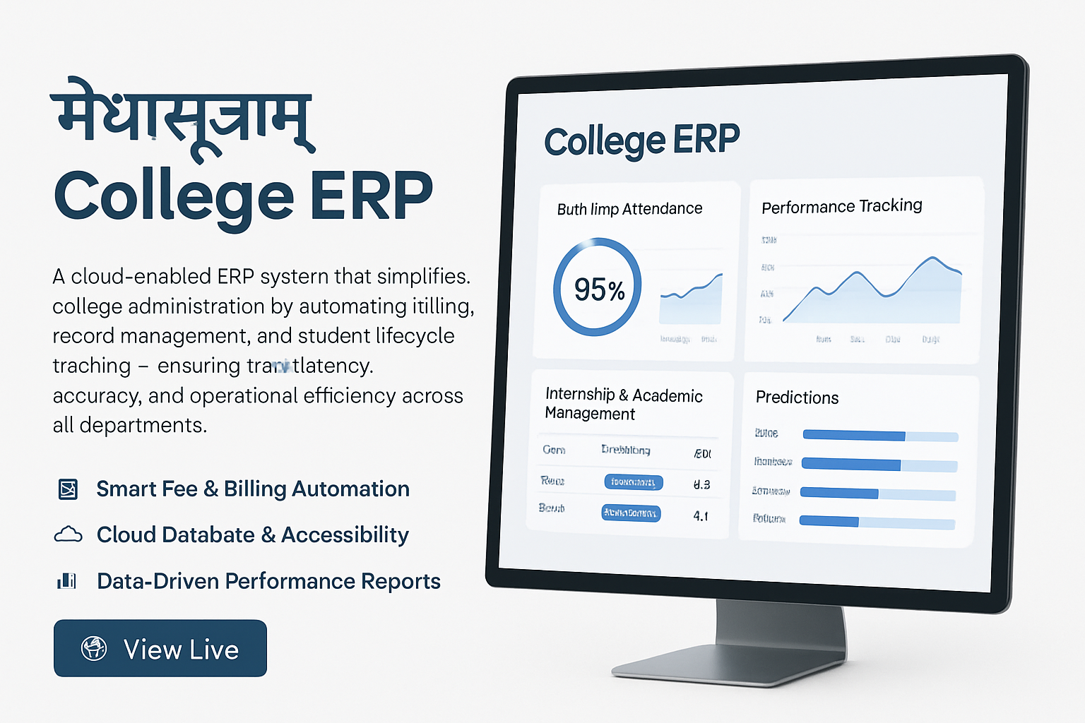 College ERP Dashboard